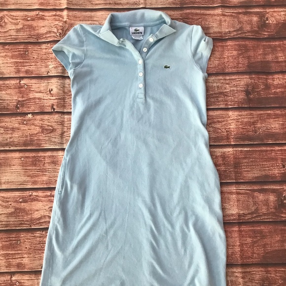 baby blue polo dress